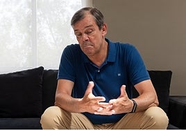 Juanma Rodríguez, durante una entrevista con SUR.