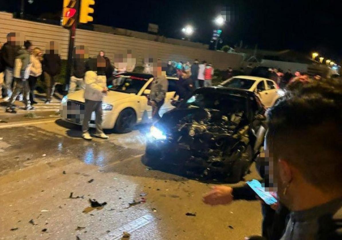 Carreras ilegales: el conductor que causó el accidente con un menor herido circulaba a 150 km/h por una vía urbana