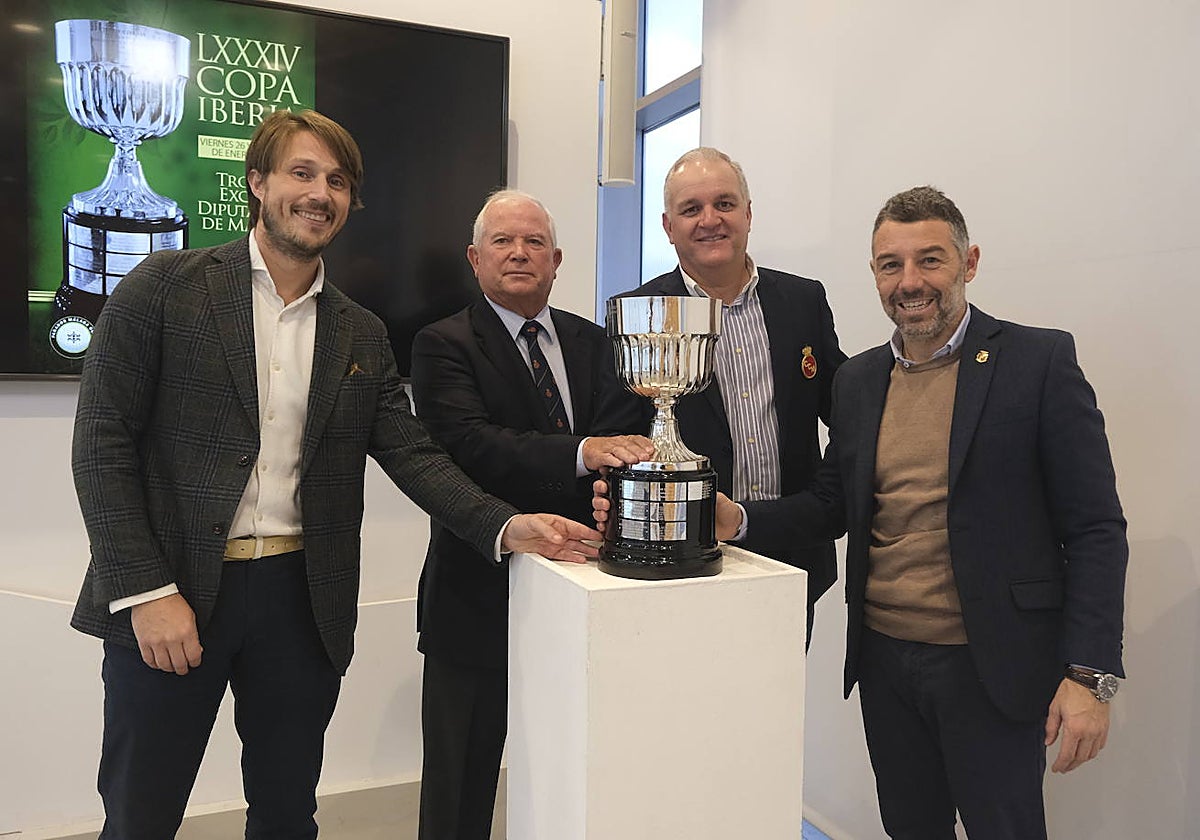 La presentación del torneo, este viernes en la Diputación de Málaga.