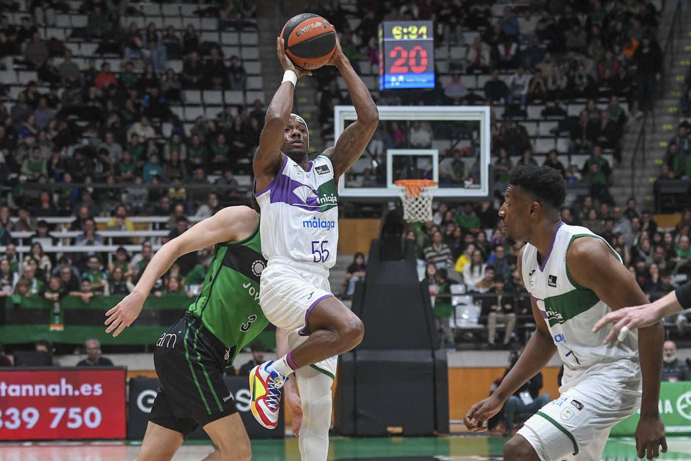 El Joventut-Unicaja, en imágenes