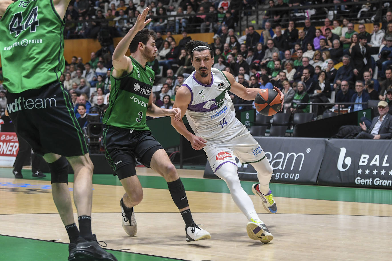 El Joventut-Unicaja, en imágenes