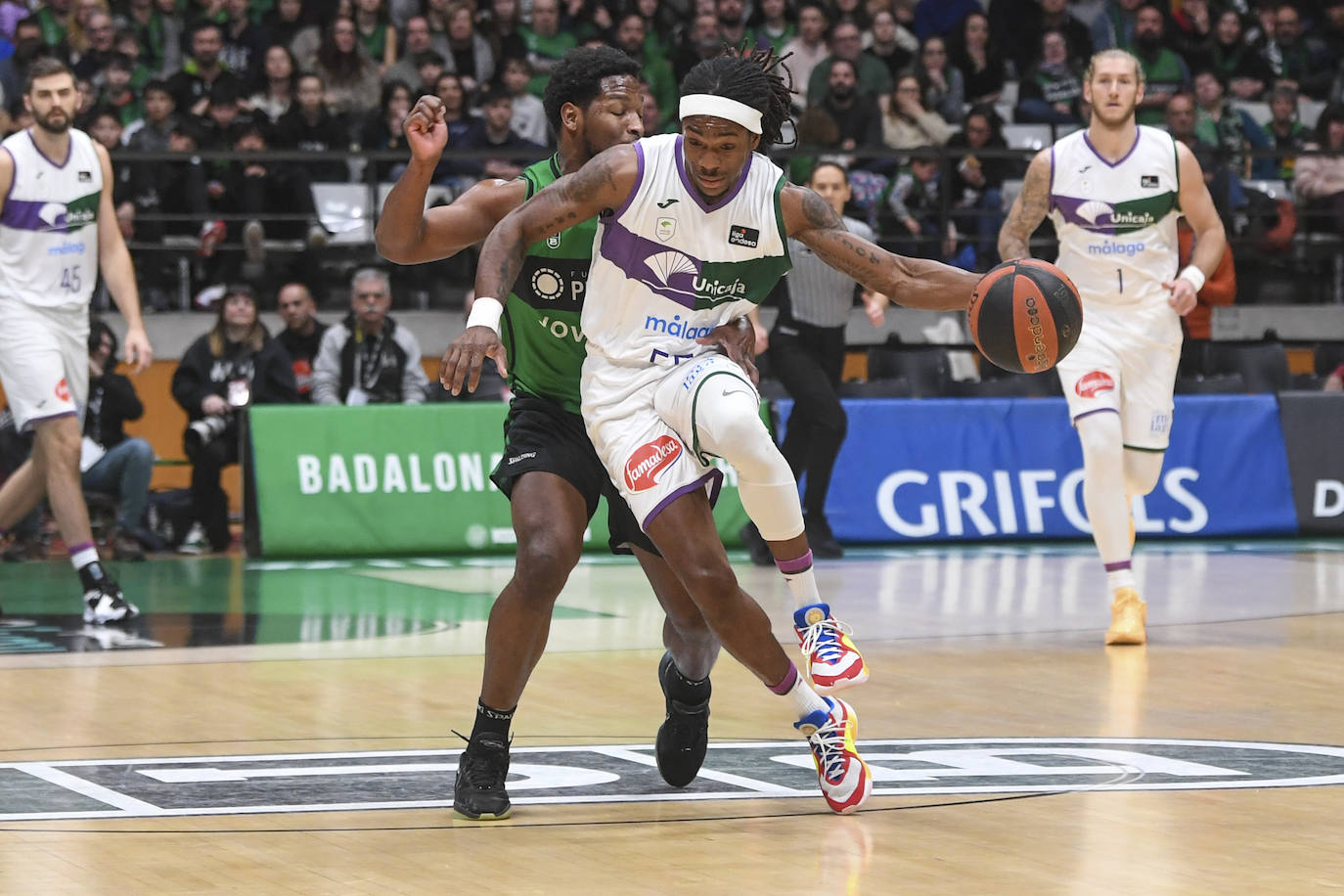 El Joventut-Unicaja, en imágenes