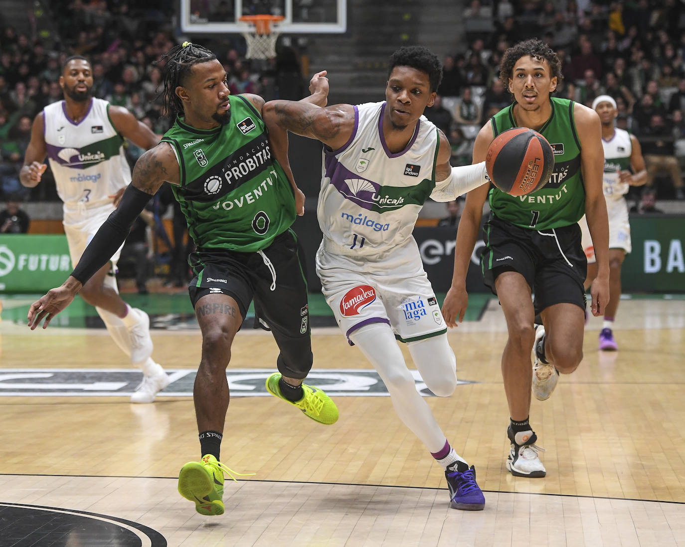 El Joventut-Unicaja, en imágenes