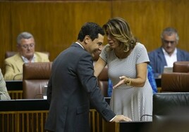 Juanma Moreno y Susana Díaz, en una imagen de 2019.