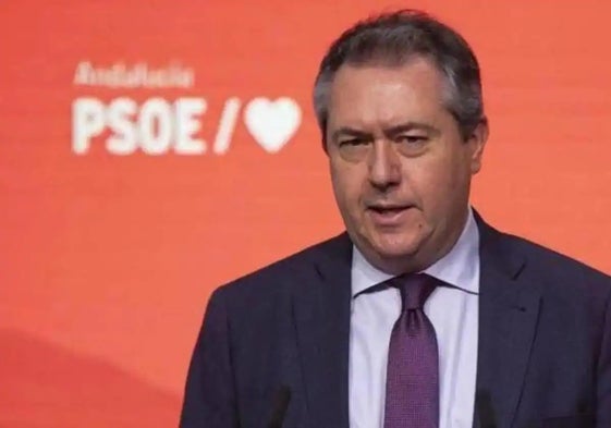 Juan Espadas, secretario general del PSOE-A.