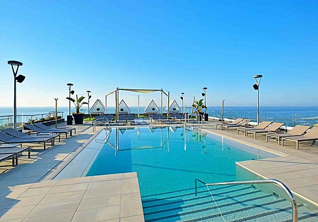 Terraza del Meliá Torremolinos.