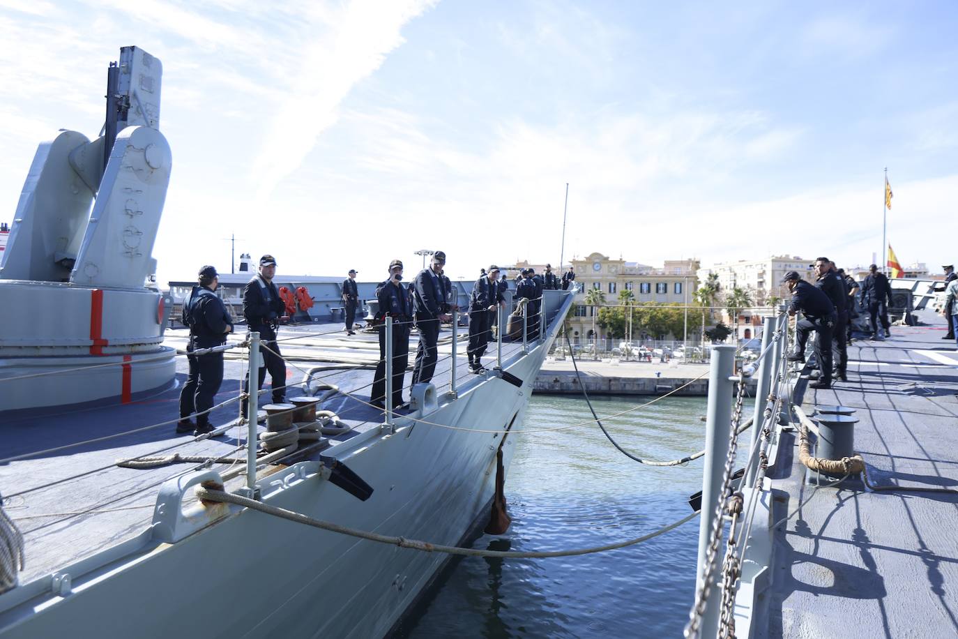 Así son los buques de la Armada España que visitan Málaga