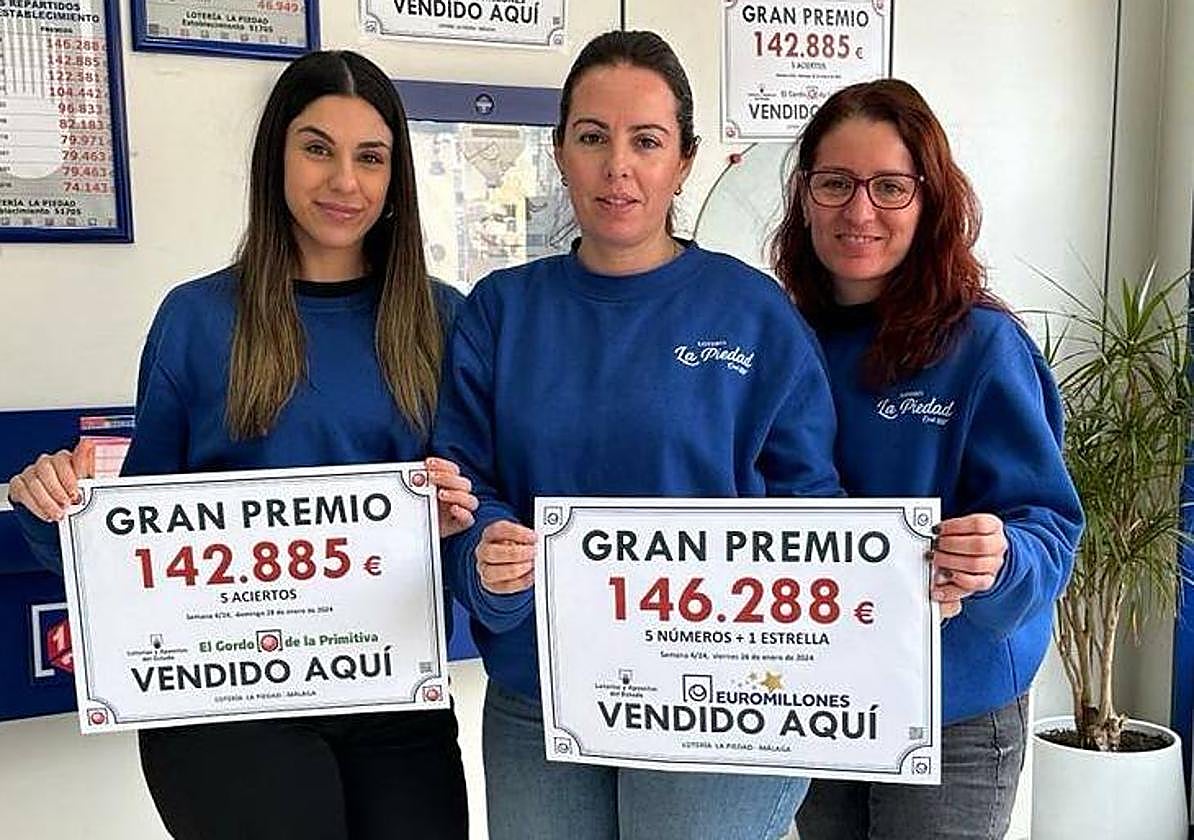 Málaga, en racha: el premio más alto del Gordo de la Primitiva cae en la capital