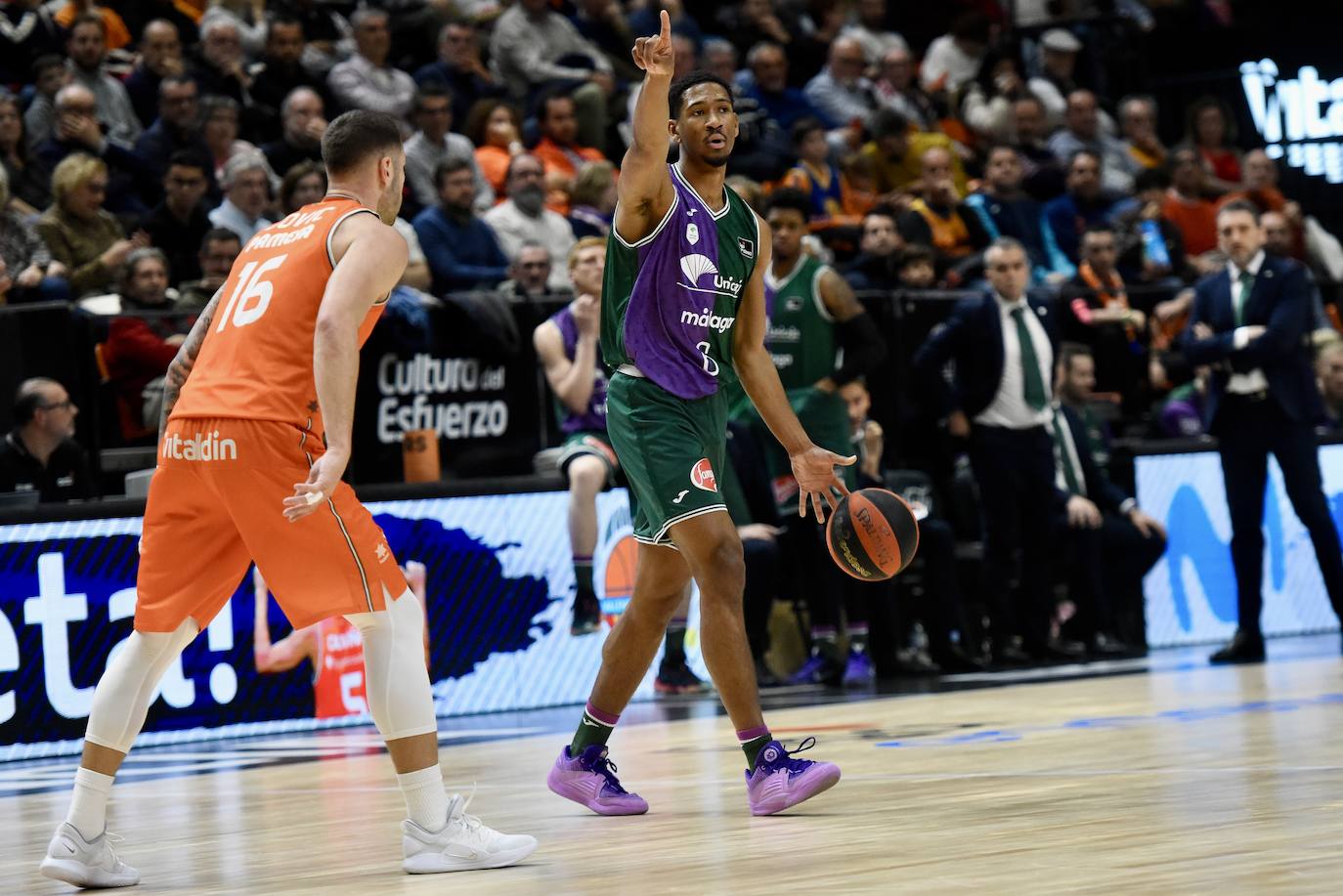 El Valencia- Unicaja, en imágenes