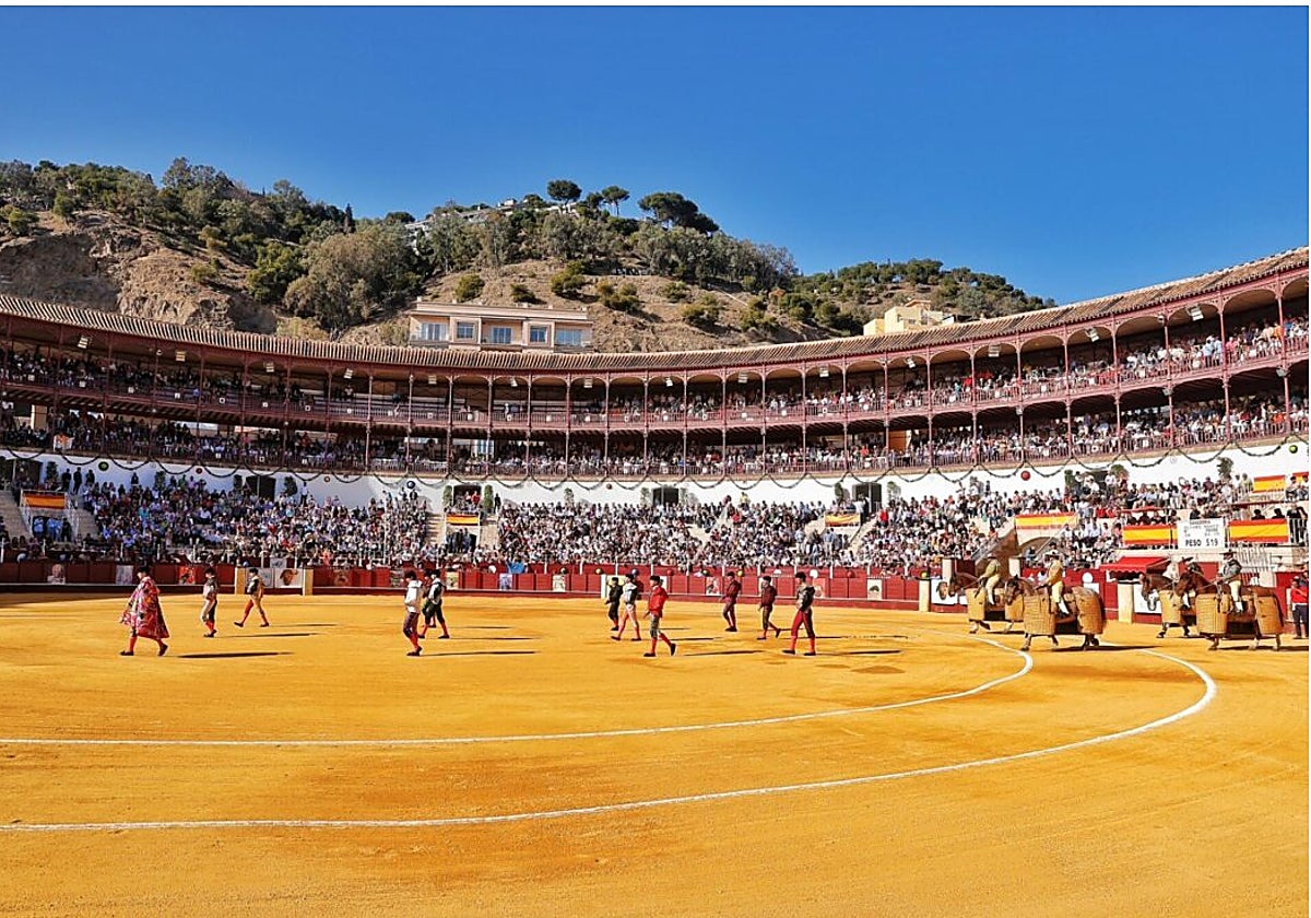 Imagen de archivo del paseíllo en la Picassiana.