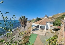 Vista del chiringuito 'La Perla', en Benalmádena Costa.