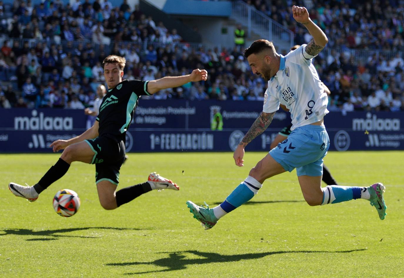 Las mejores imágenes del Málaga-Atlético Baleares