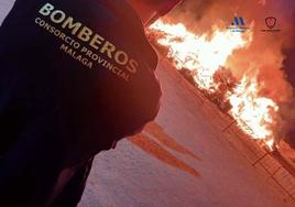 Imagen de archivo de una actuación de Bomberos de Málaga