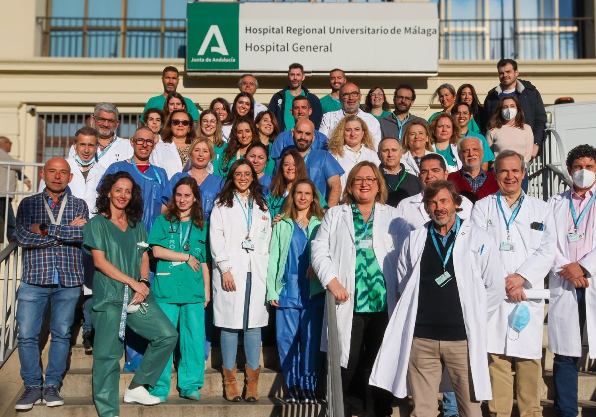 Equipo de trasplantes del Hospital Regional