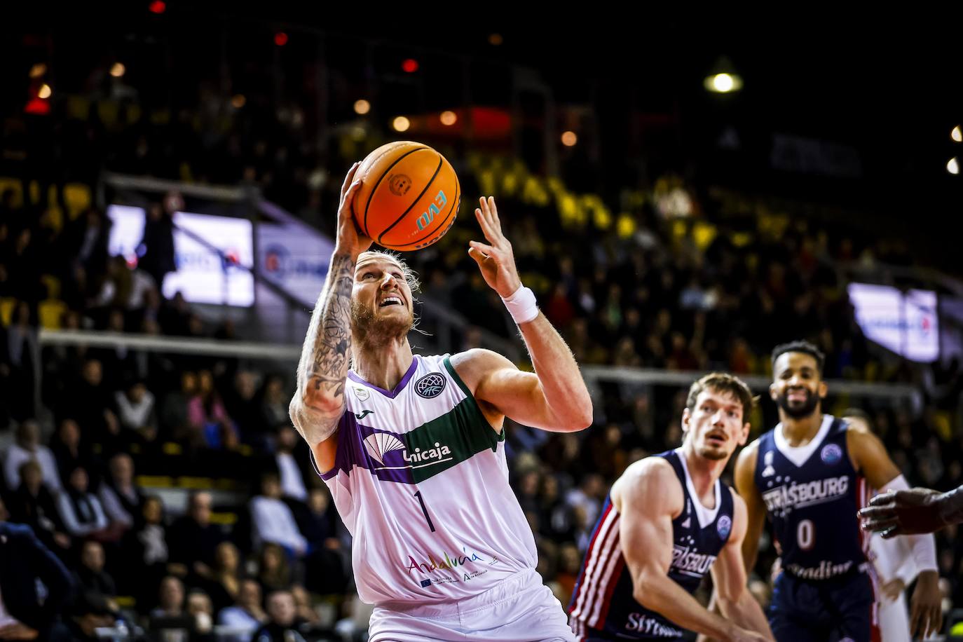 El Estrasburgo-Unicaja, en imágenes