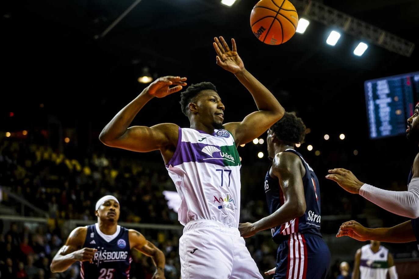 El Estrasburgo-Unicaja, en imágenes