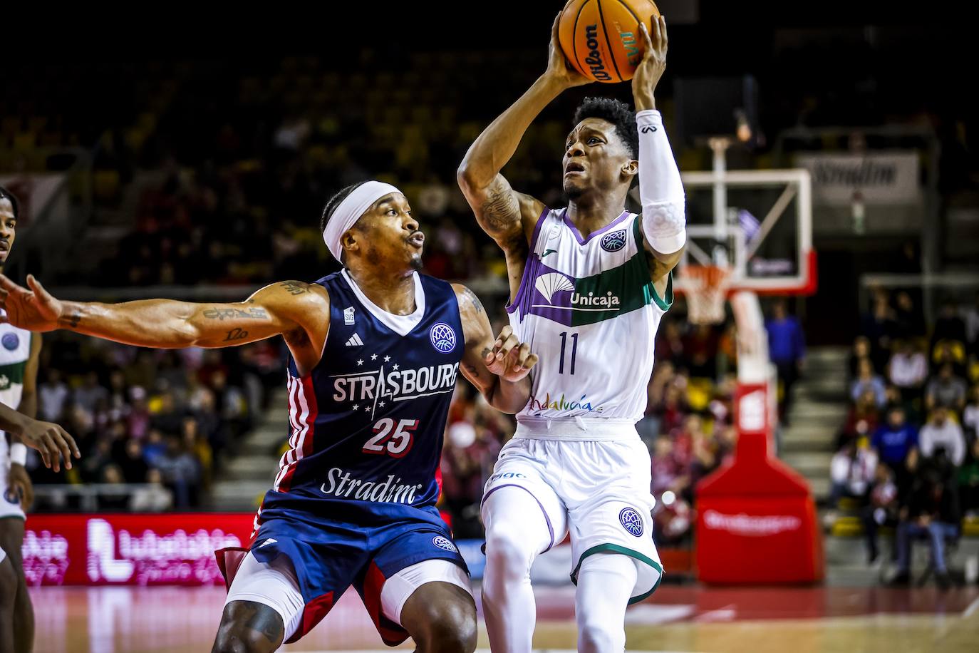 El Estrasburgo-Unicaja, en imágenes