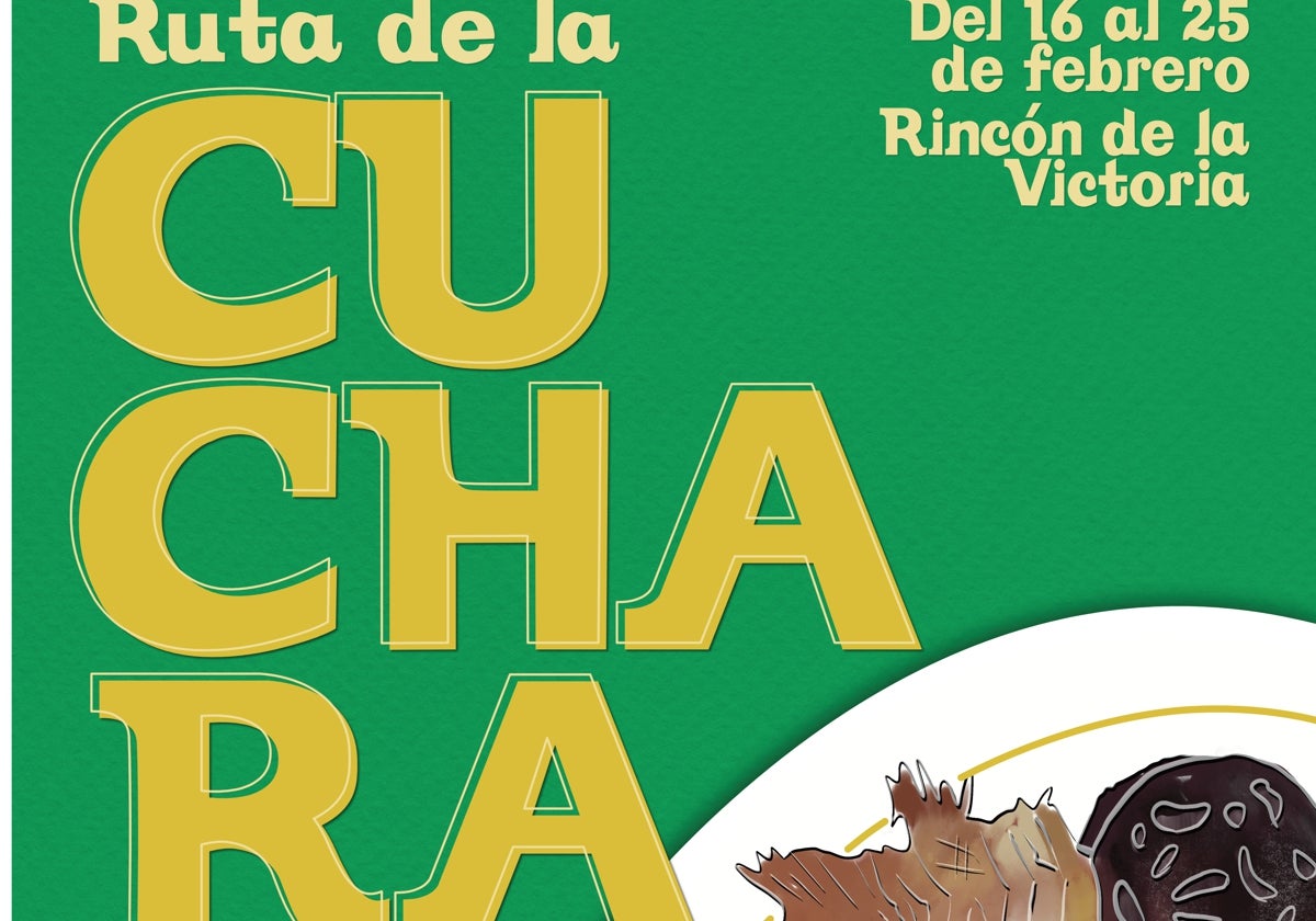 Cartel de la Ruta de la Cuchara de Rincón de la Victoria.