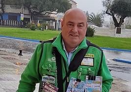 Cayetano López, vendedor de la ONCE en Vélez-Málaga.