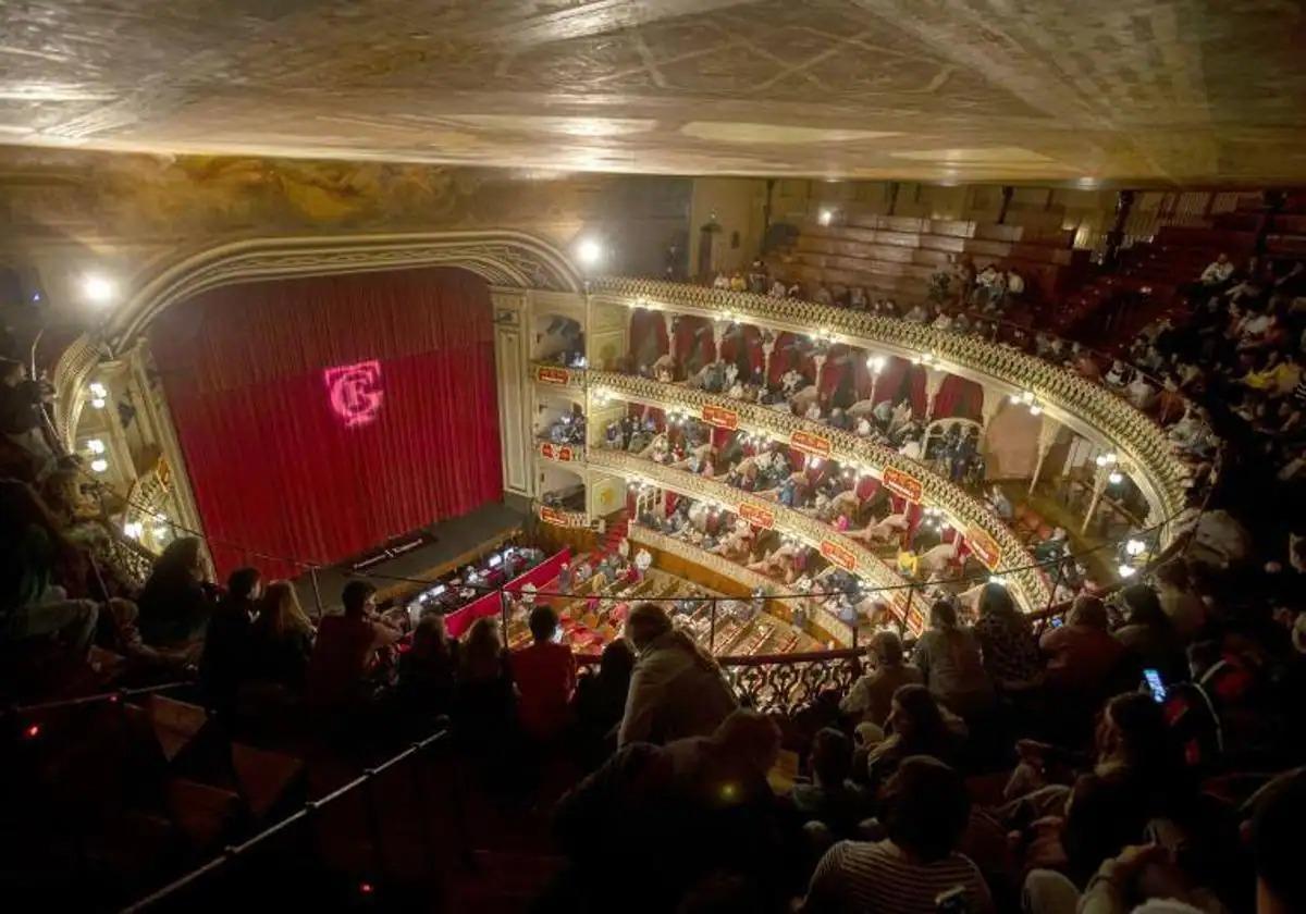 Interior del Gran Teatro Falla.