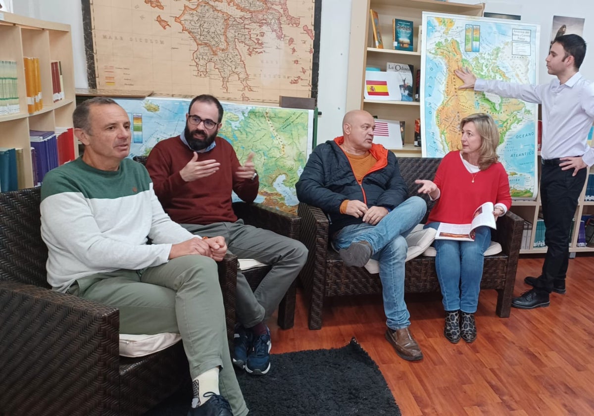 Alfonso Ortiz, Rubén Lozano, Jesús Relinque, Mariluz Gil y Alberto Serrano.