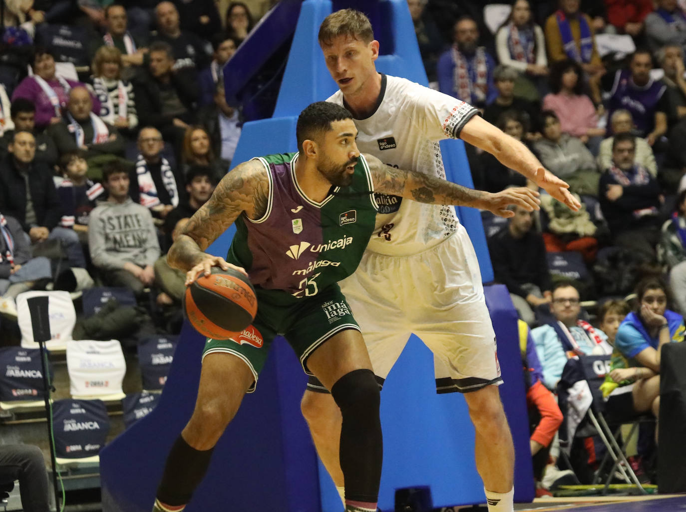 El Obradoiro-Unicaja, en imágenes