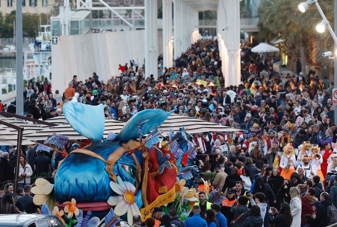 El Carnaval de Málaga entierra al Boquerón