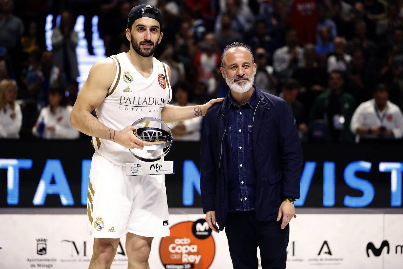 La última Copa en Málaga, poco antes de que estallara la pandemia del Covid. El Unicaja logró meterse en la final, pero el Real Madrid fue superior y levantó el título