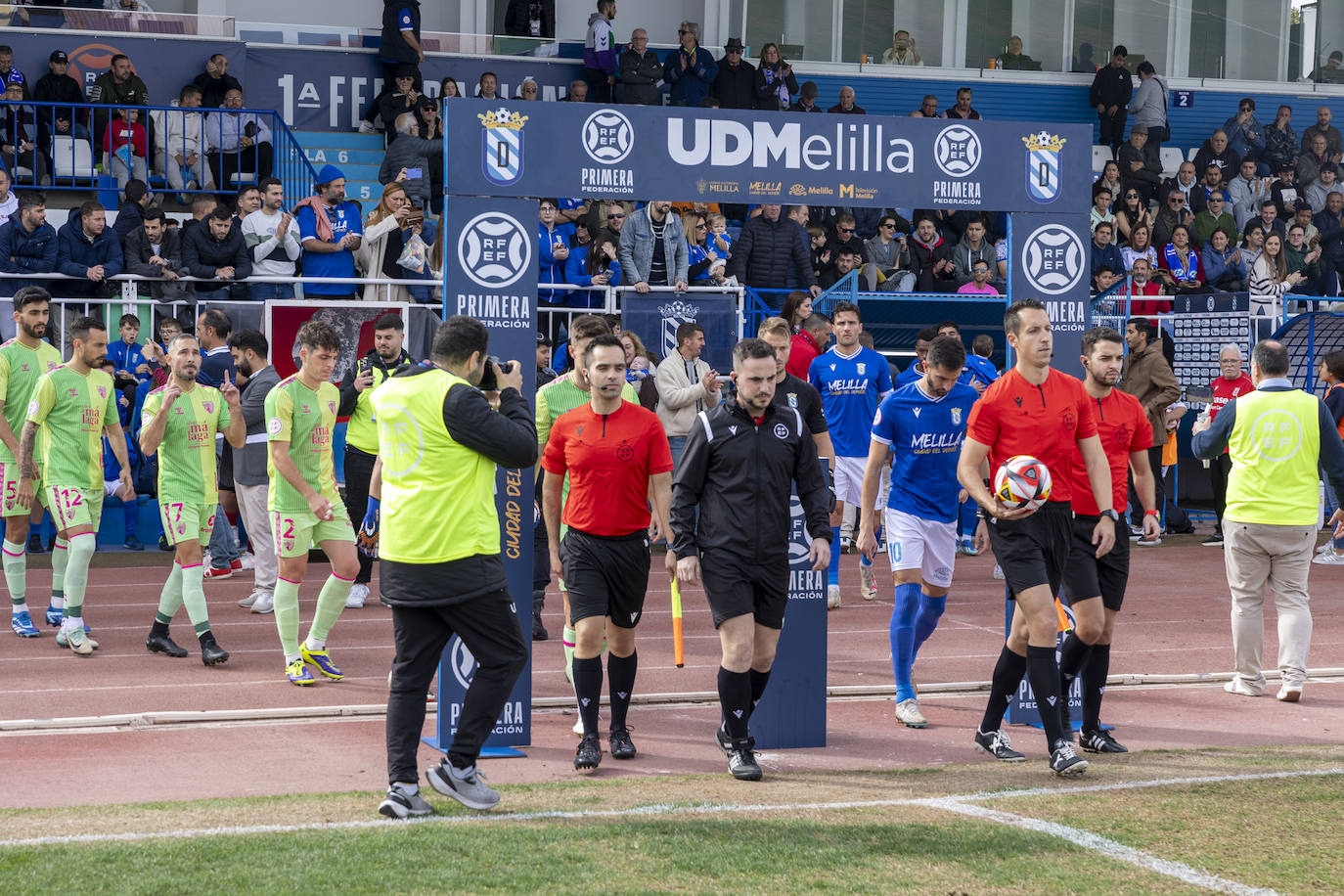 Las mejores imágenes del Melilla-Málaga