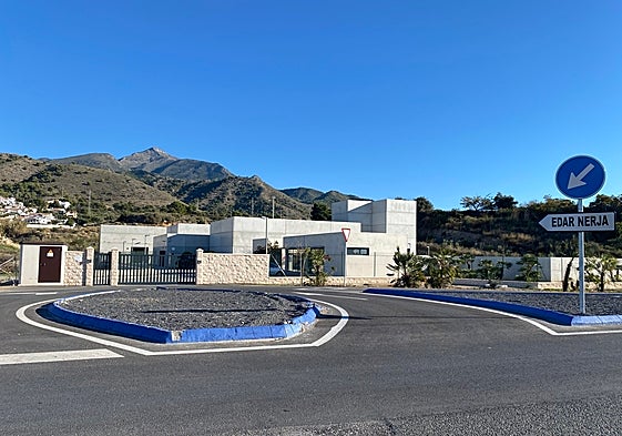 Imagen de la planta depuradora de Nerja, que entró en funcionamiento en octubre de 2020.