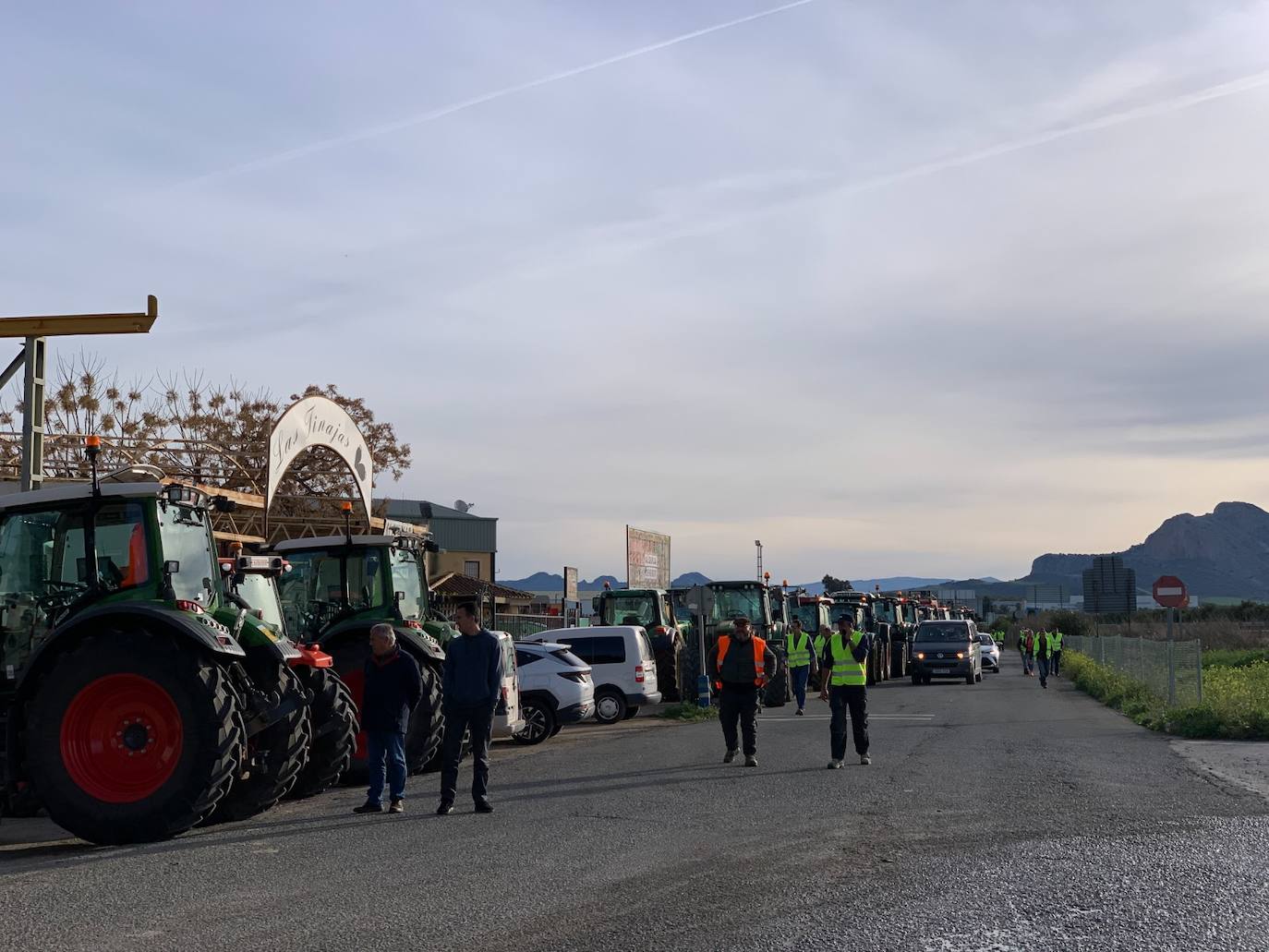 Los tractores vuelven a cortar varias carreteras en la provincia Málaga