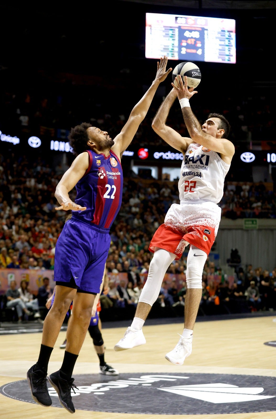 Copa del Rey de baloncesto en Málaga: el Barcelona- Maxi Manresa, en imágenes