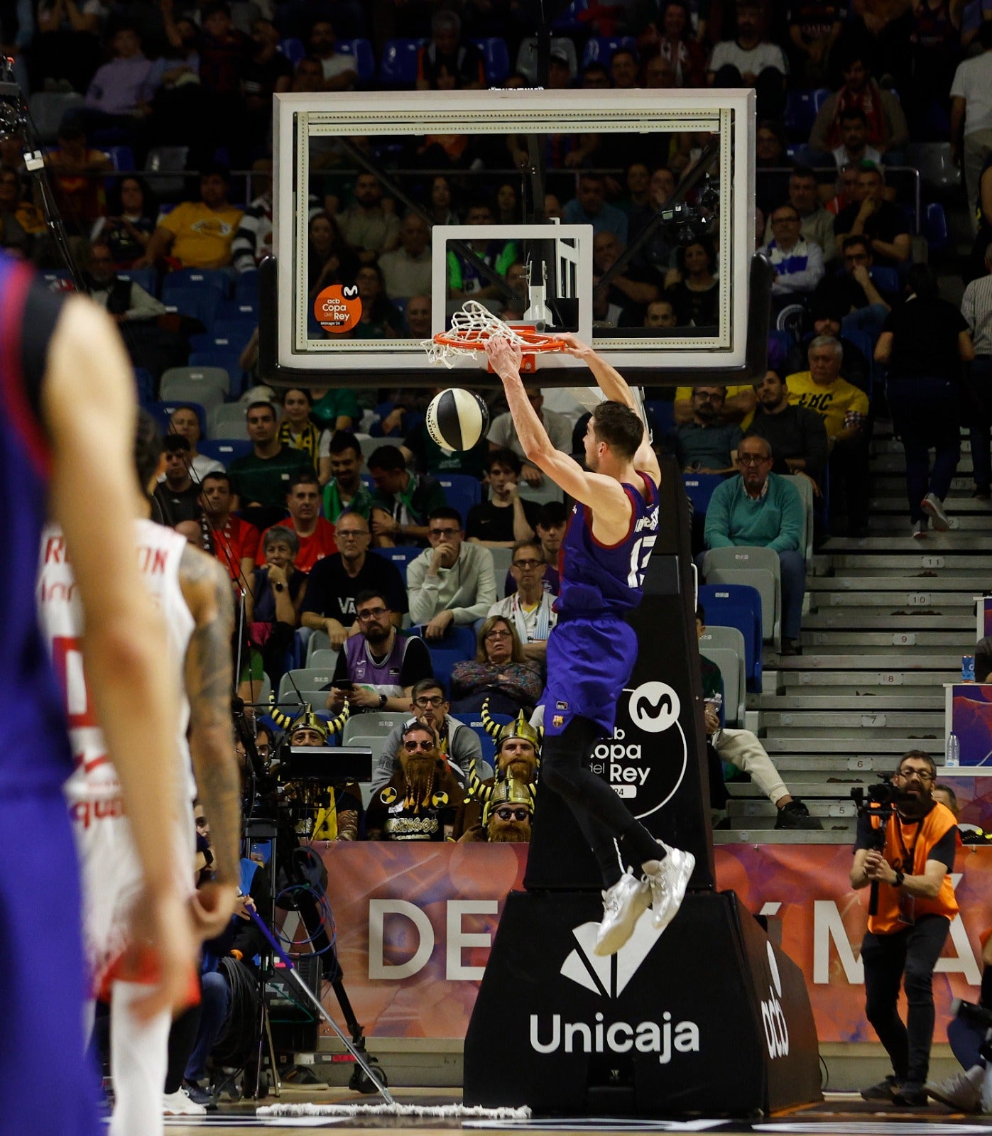 Copa del Rey de baloncesto en Málaga: el Barcelona- Maxi Manresa, en imágenes