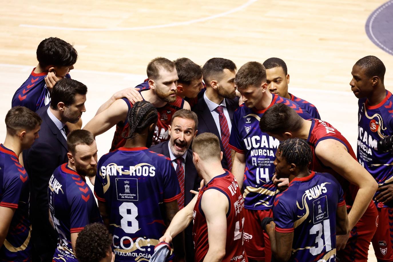 El Real Madrid- UCAM Murcia abrió la Copa del Rey 2024