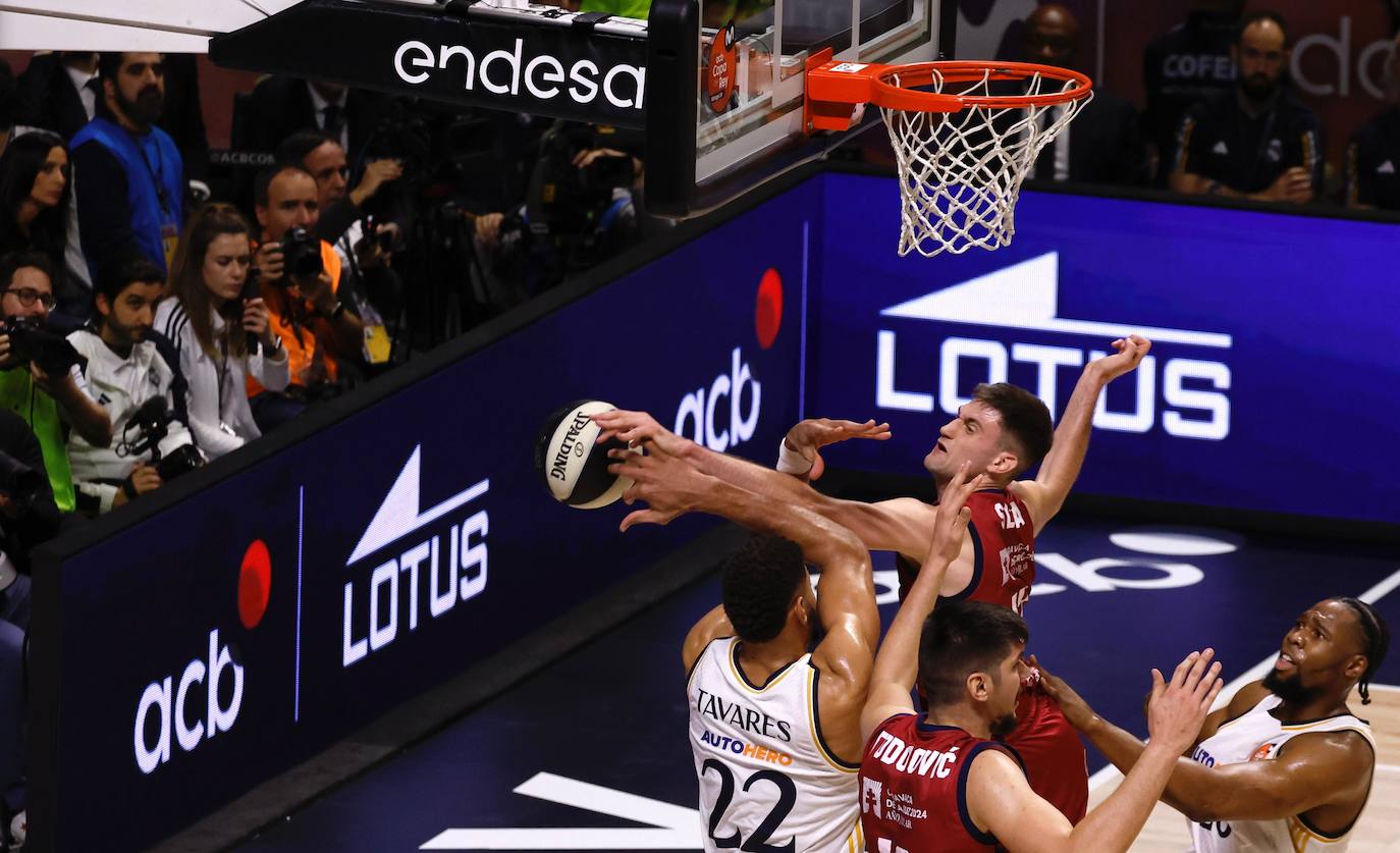 El Real Madrid- UCAM Murcia abrió la Copa del Rey 2024