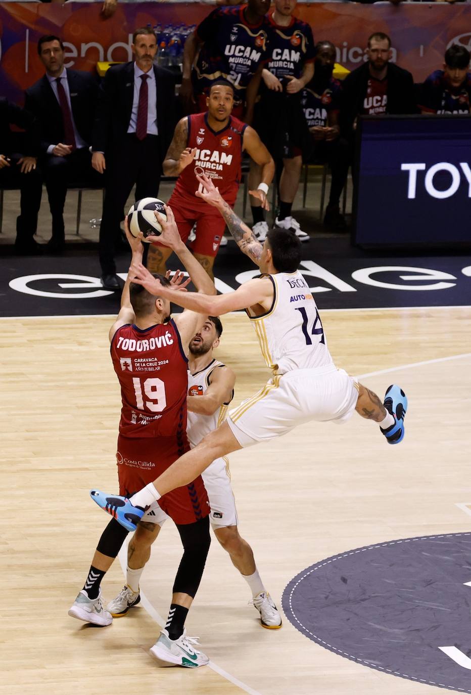 El Real Madrid- UCAM Murcia abrió la Copa del Rey 2024