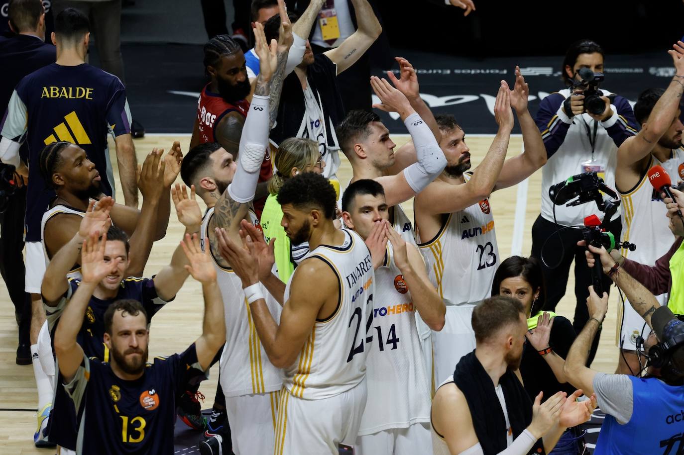 El Real Madrid- UCAM Murcia abrió la Copa del Rey 2024