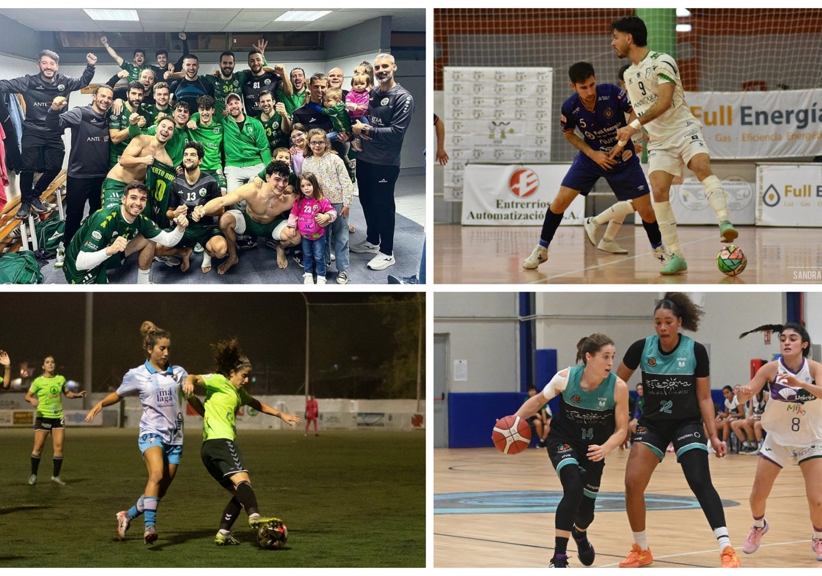 Polideportivo malagueño: Victorias de Los Dólmenes y del CAB Estepona