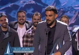 El malagueño IlloJuan triunfa en los Premios Esland y arrebata la corona a Ibai Llanos