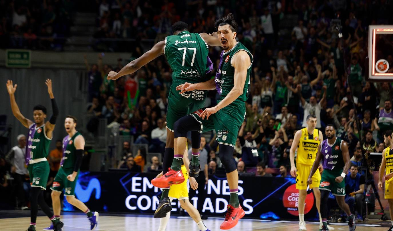 El Unicaja- Lenovo Tenerife de la Copa del Rey, en imágenes