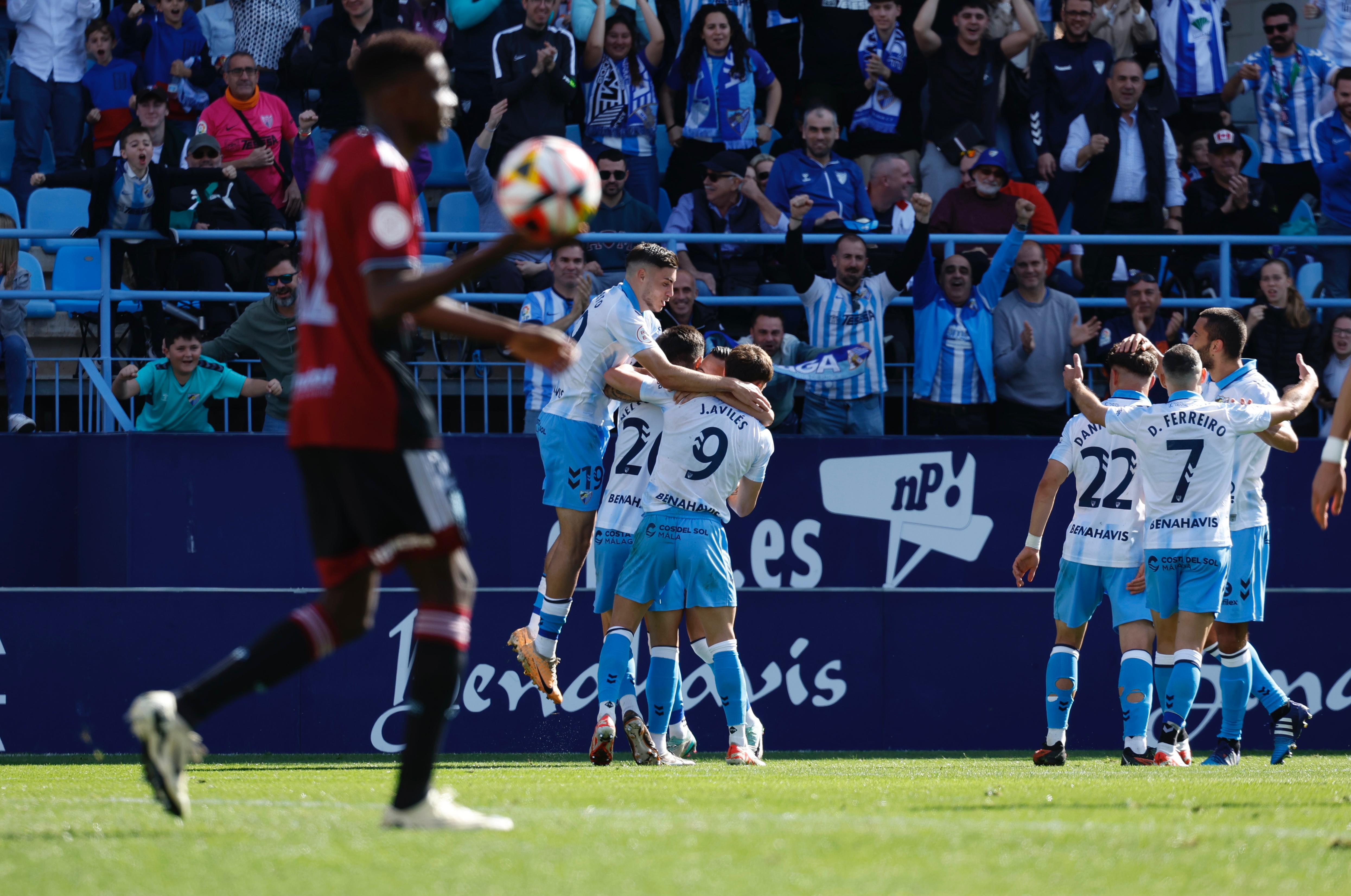 La espectacular victoria del Málaga ante el Recreativo, en imágenes