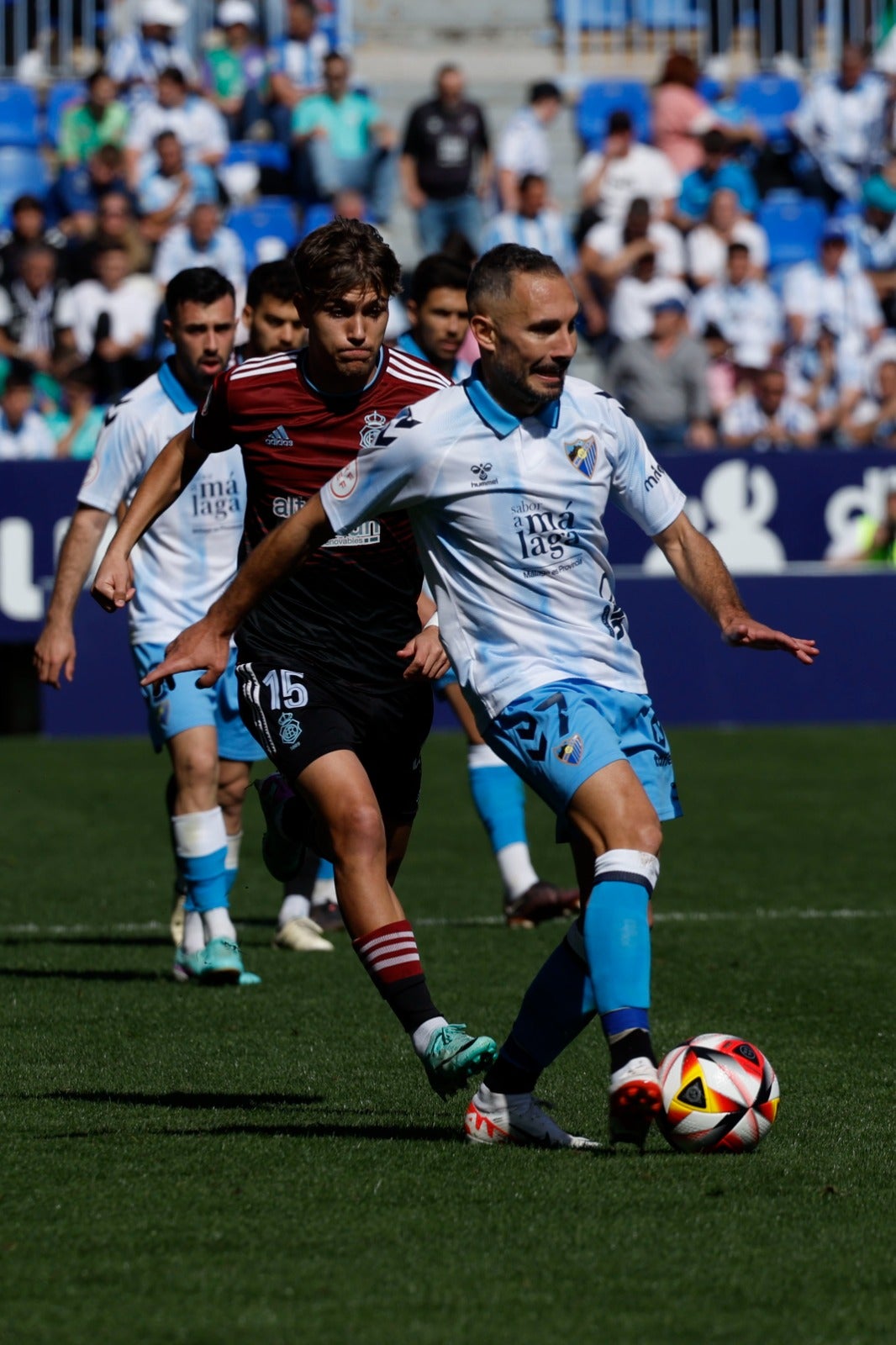 La espectacular victoria del Málaga ante el Recreativo, en imágenes