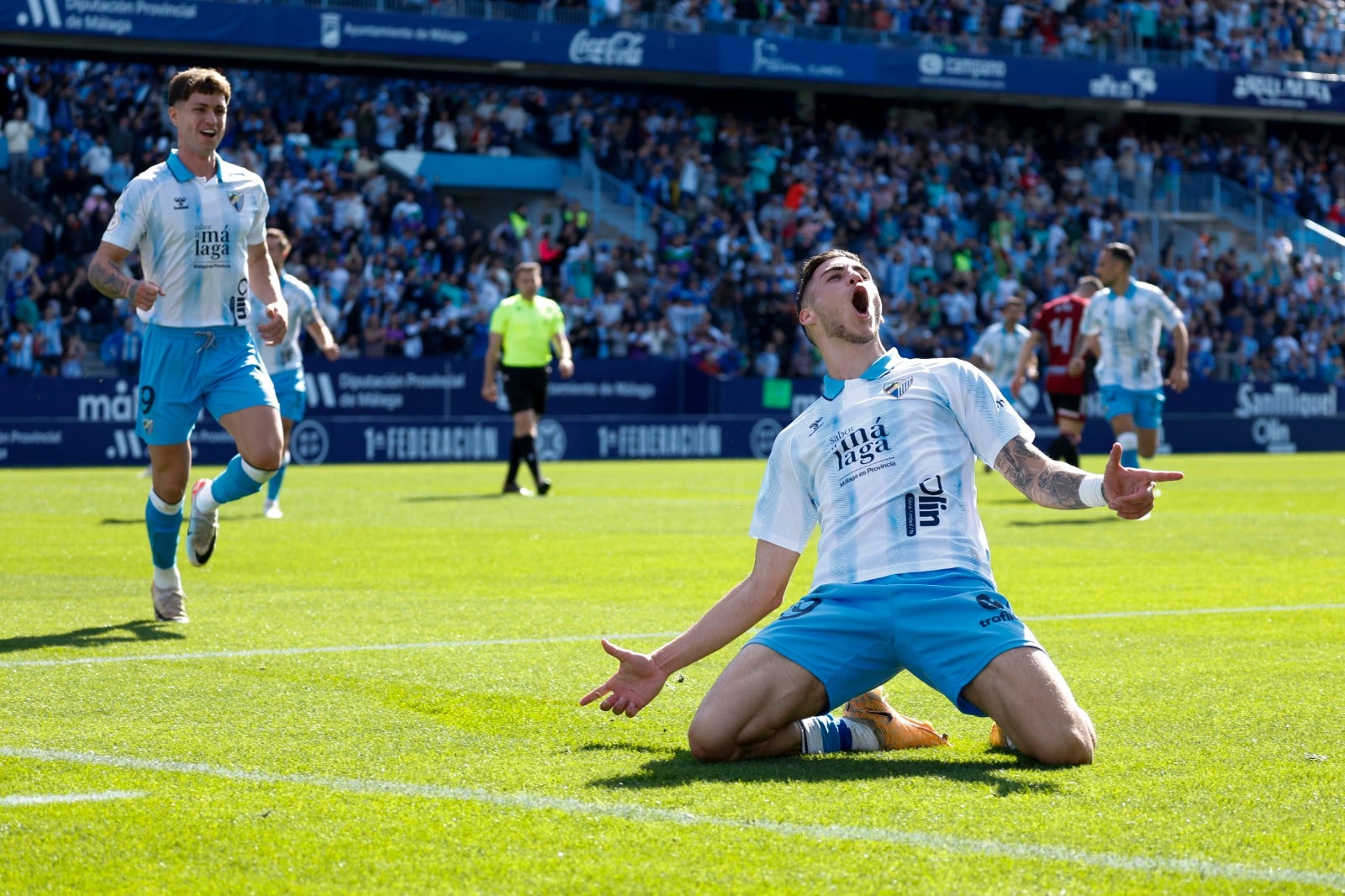 La espectacular victoria del Málaga ante el Recreativo, en imágenes