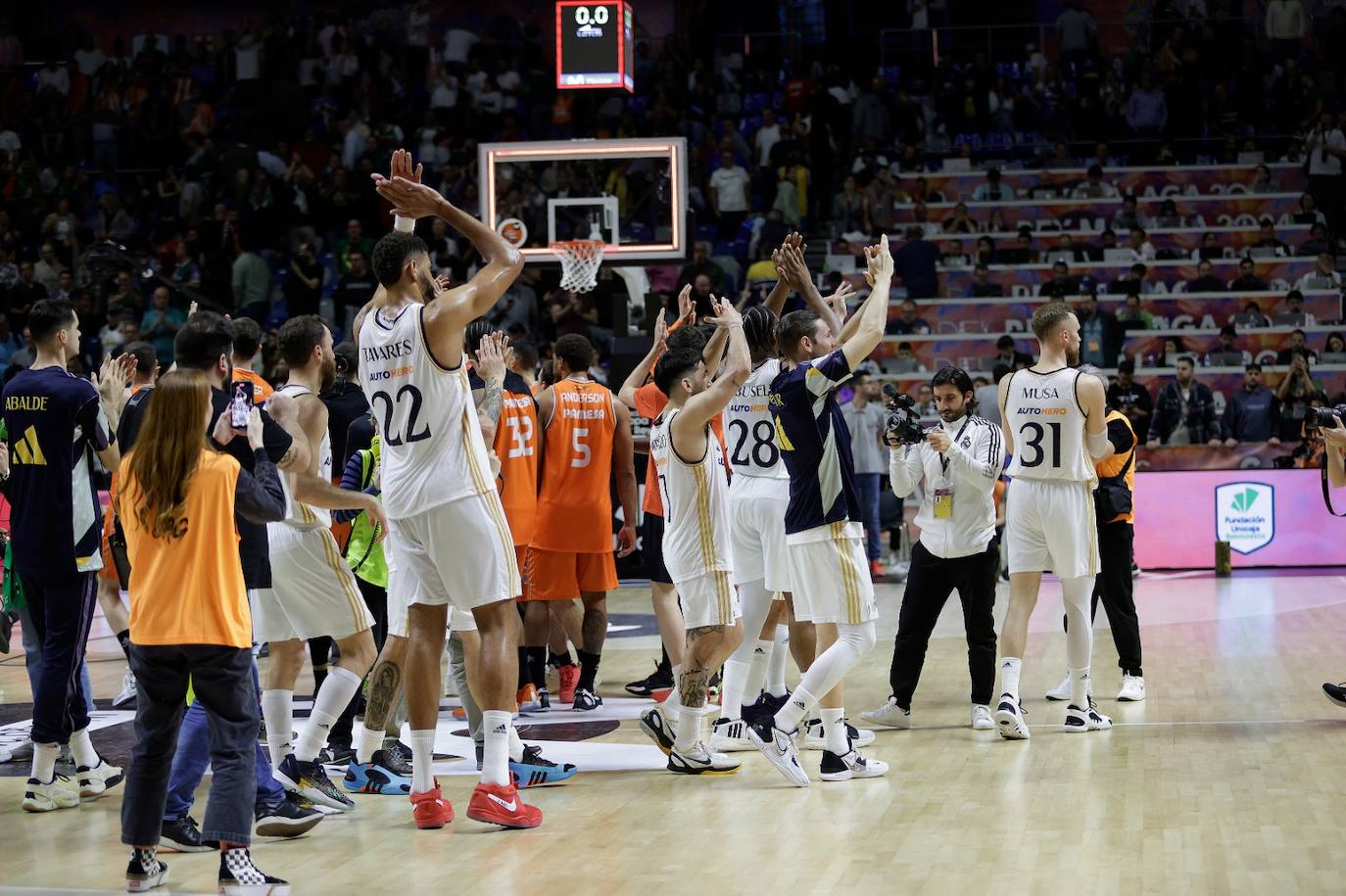 El Real Madrid - Valencia Basket, primer partido del sábado