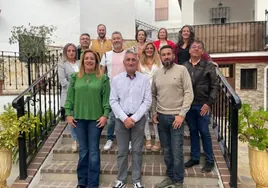 Integrantes de la candidatura socialista de Arenas en las elecciones del 28 de mayo de 2023.