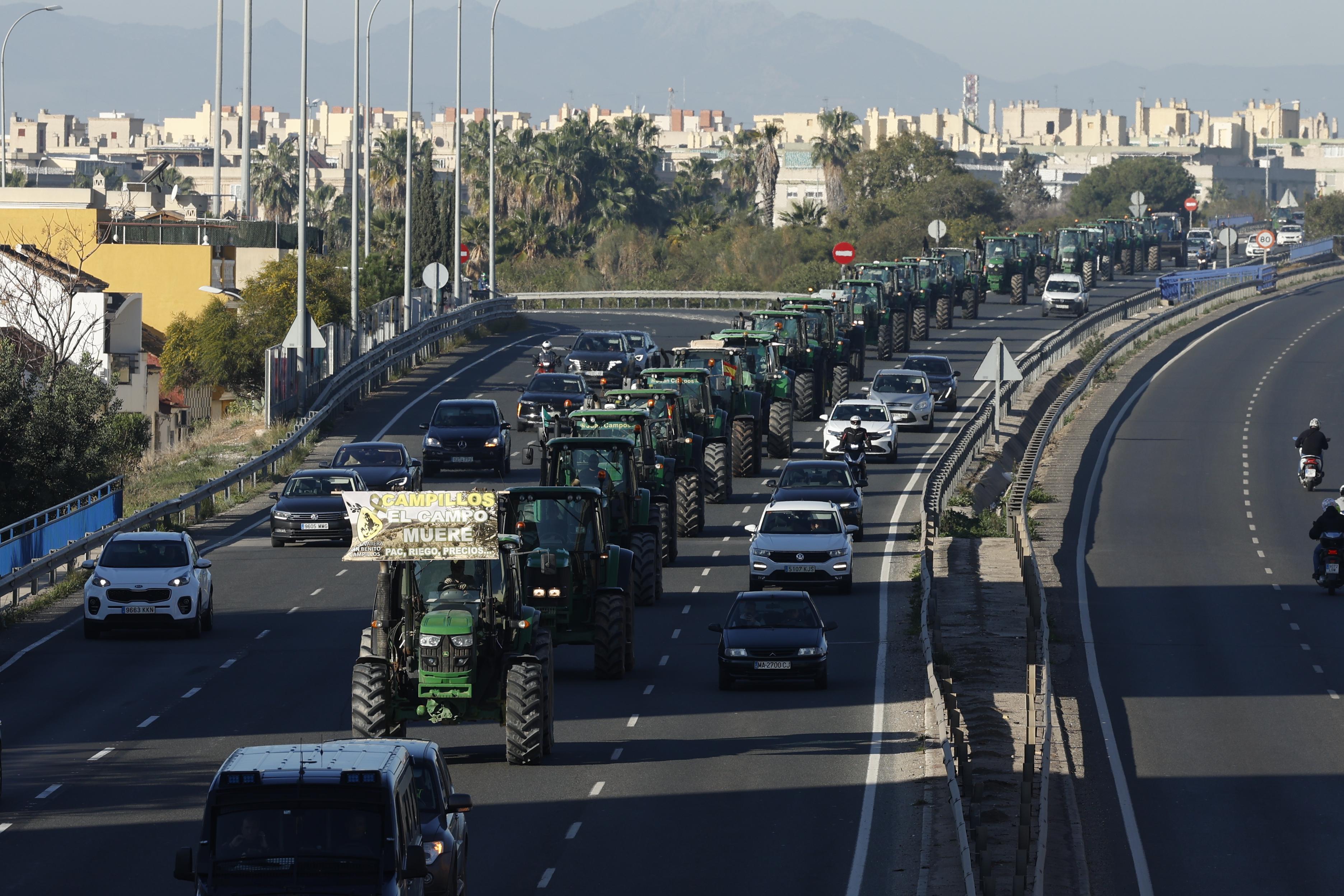 Tractorada en la capital.