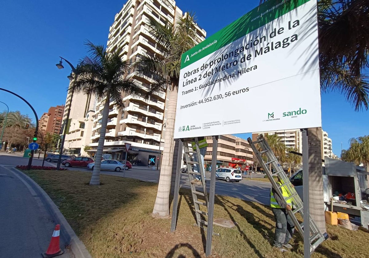 Inicio de los trabajos de construcción del metro al hospital Civil.