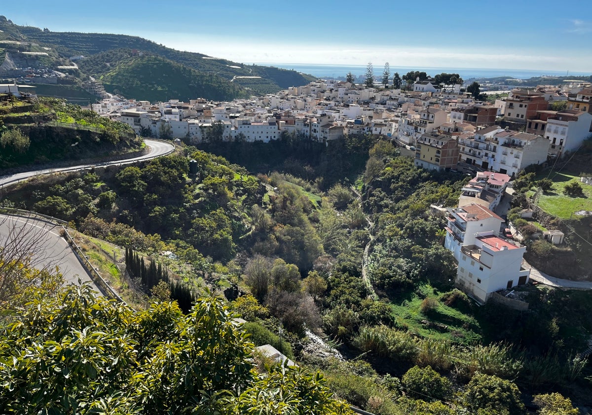 Imagen del casco urbano de Algarrobo.