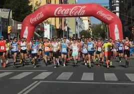 La salida de la pasada edición, en calle Frigiliana.