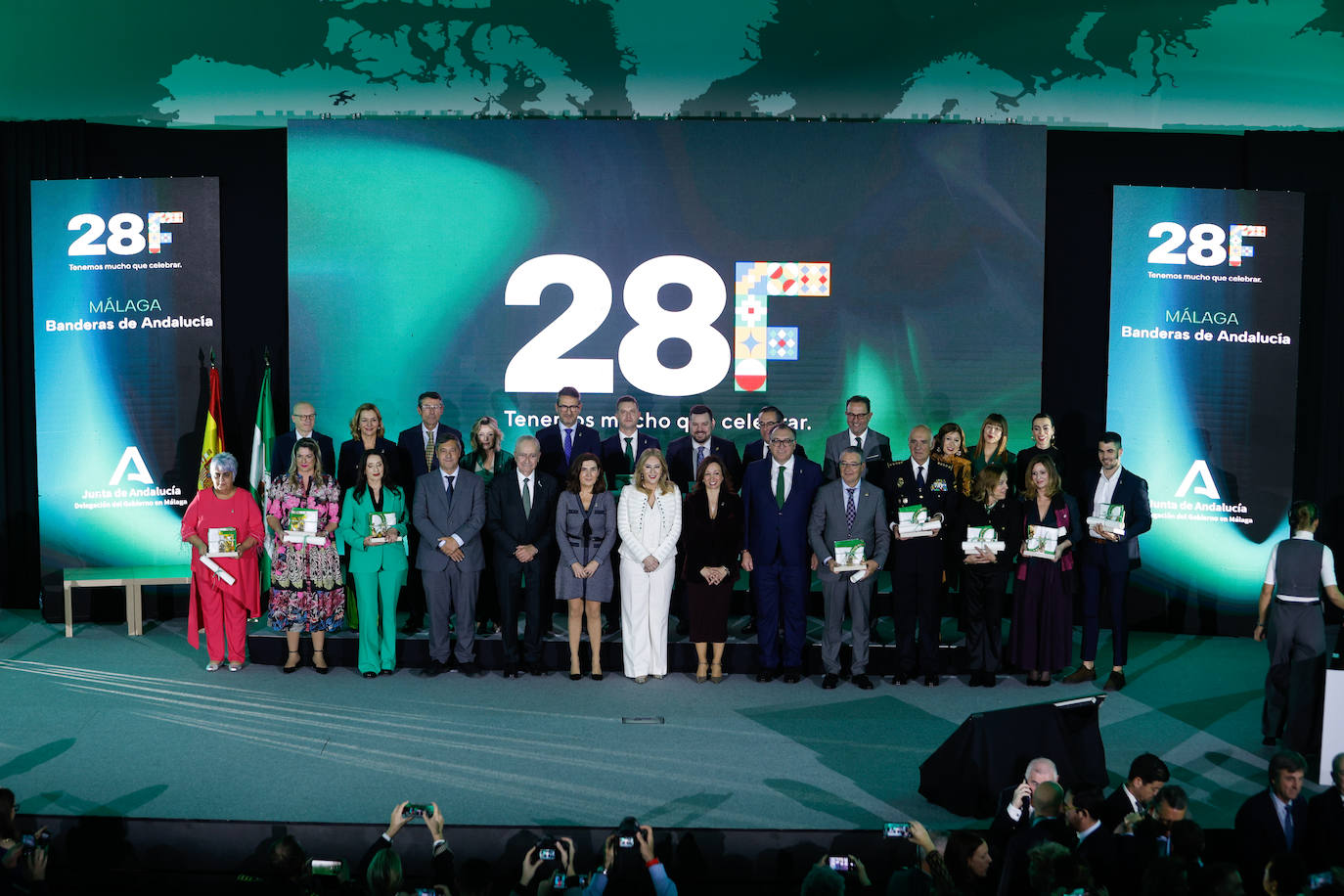 Entrega de los premios Banderas de Andalucía en Málaga